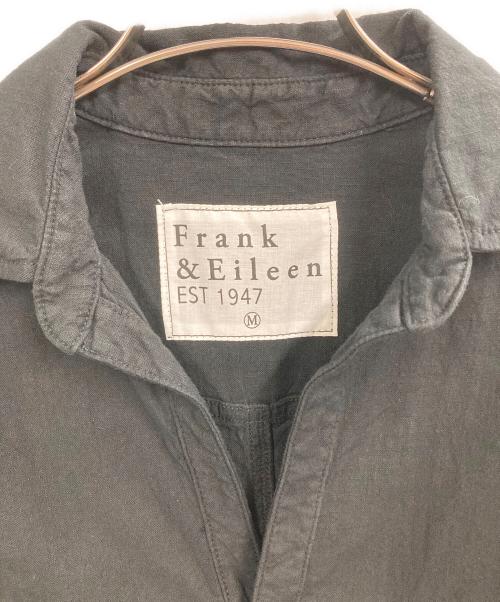 Frank&Eileen（フランクアンドアイリーン）Frank&Eileen (フランクアンドアイリーン) コットンリネンオールインワン ブラック サイズ:Mの古着・服飾アイテム
