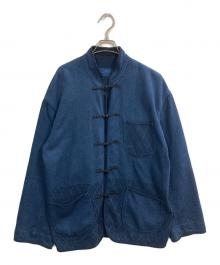 Porter Classic（ポータークラシック）の古着「PC KENDO CHINESE JACKET」｜インディゴ