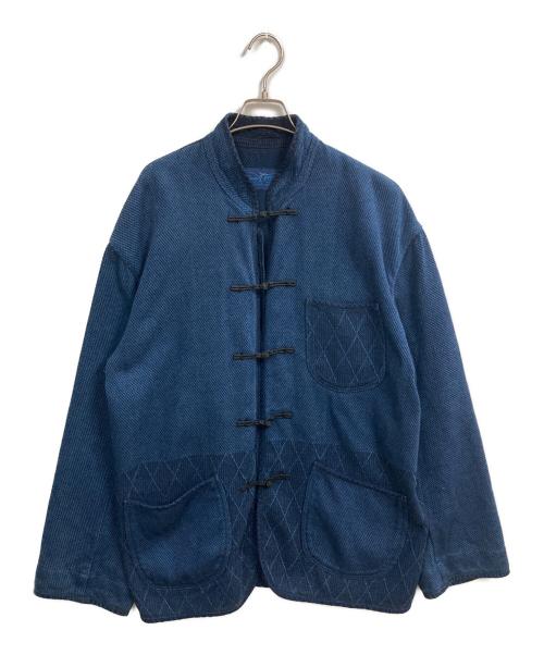 Porter Classic（ポータークラシック）Porter Classic (ポータークラシック) PC KENDO CHINESE JACKET インディゴ サイズ:XLの古着・服飾アイテム