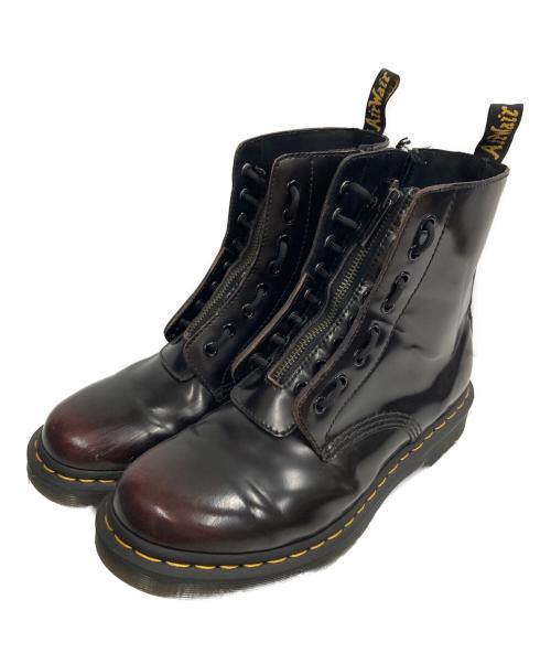 Dr.Martens（ドクターマーチン）Dr.Martens (ドクターマーチン) 1460 PASCAL FRNT ZIP ブラウン サイズ:27の古着・服飾アイテム