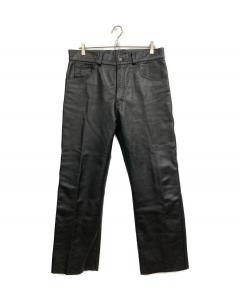 中古・古着通販】OLD GAP (オールドギャップ) レザーパンツ ブラック