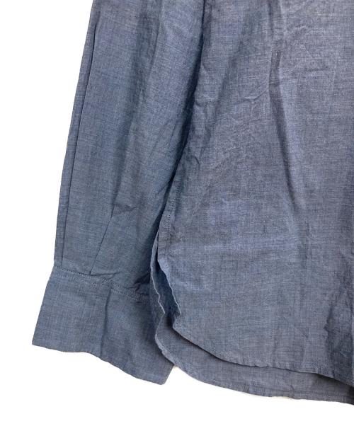 MARGARET HOWELL（マーガレットハウエル）MARGARET HOWELL (マーガレットハウエル) SOFT WASHED COTTON　シャツ ブルー サイズ:１の古着・服飾アイテム