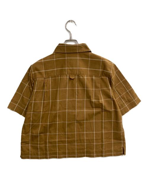 MARGARET HOWELL（マーガレットハウエル）MARGARET HOWELL (マーガレットハウエル) WINDOWPANE CHECK COTTON LINEN イエロー サイズ:１の古着・服飾アイテム
