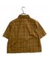 MARGARET HOWELL (マーガレットハウエル) WINDOWPANE CHECK COTTON LINEN イエロー サイズ:１：10000円