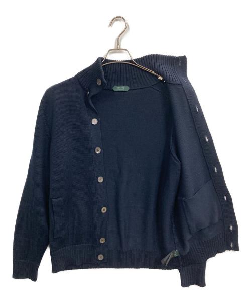 Zanone（ザノーネ）Zanone (ザノーネ) CHIOTO ニット ブルゾン ネイビー サイズ:50の古着・服飾アイテム