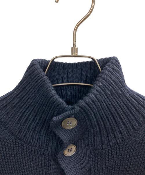 Zanone（ザノーネ）Zanone (ザノーネ) CHIOTO ニット ブルゾン ネイビー サイズ:50の古着・服飾アイテム