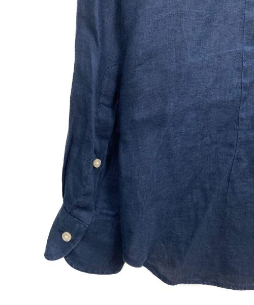 ARCODIO（アルコディオ）ARCODIO (アルコディオ) リネンシャツ ネイビー サイズ:42の古着・服飾アイテム