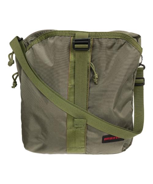 BRIEFING（ブリーフィング）BRIEFING (ブリーフィング) BEAMS BOY (ビームスボーイ) 別注 TRAVEL SACOCHE カーキの古着・服飾アイテム