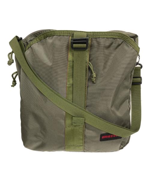 BRIEFING（ブリーフィング）BRIEFING (ブリーフィング) BEAMS BOY (ビームスボーイ) 別注 TRAVEL SACOCHE カーキの古着・服飾アイテム