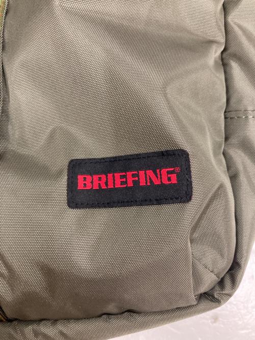 BRIEFING（ブリーフィング）BRIEFING (ブリーフィング) BEAMS BOY (ビームスボーイ) 別注 TRAVEL SACOCHE カーキの古着・服飾アイテム
