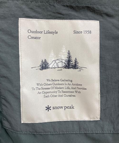 Snow peak（スノーピーク）Snow peak (スノーピーク) Cample Utility Windbreaker グレー サイズ:Lの古着・服飾アイテム