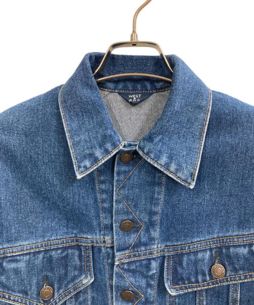 WESTOVERALLS（ウエストオーバーオールズ）WESTOVERALLS (ウエストオーバーオールズ) Ron Herman (ロンハーマン) DENIM SHORT JACKET インディゴ サイズ:記載なしの古着・服飾アイテム