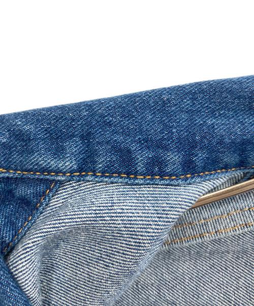 WESTOVERALLS（ウエストオーバーオールズ）WESTOVERALLS (ウエストオーバーオールズ) Ron Herman (ロンハーマン) DENIM SHORT JACKET インディゴ サイズ:記載なしの古着・服飾アイテム