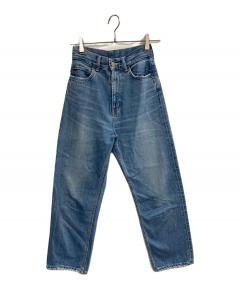中古・古着通販】YANUK (ヤヌーク) クラッシュワイドデニムパンツ