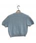 DEMY BY DEMYLEE (デミー バイ デミリー) 半袖ニット ブルー サイズ:XS：6000円