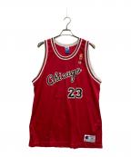 Championチャンピオン）の古着「CHICAGO BULLS ゲームシャツ」｜レッド