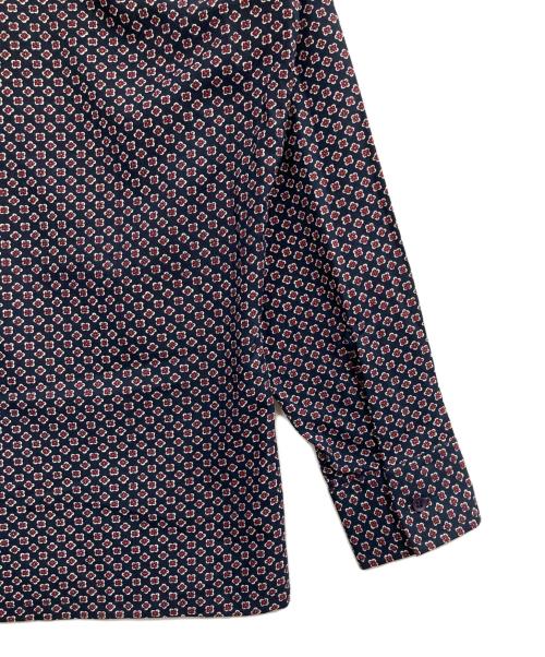Sears（シアーズ）Sears (シアーズ) 70s 総柄シャツ ネイビー サイズ:Mの古着・服飾アイテム