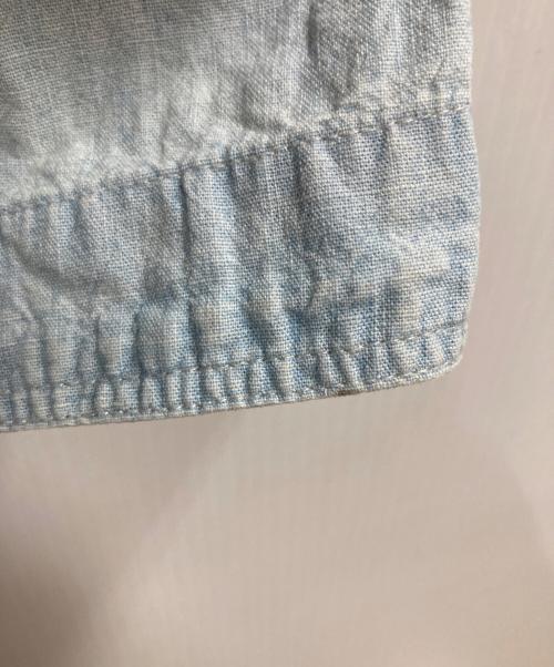 POLO RALPH LAUREN（ポロ・ラルフローレン）POLO RALPH LAUREN (ポロ・ラルフローレン) リネン混ワンピース スカイブルー サイズ:Mの古着・服飾アイテム