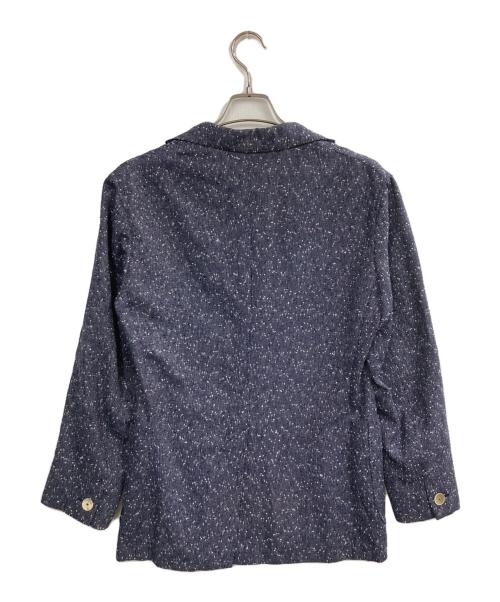 ernesto（エルネスト）ernesto (エルネスト) SUMMER TWEED 2B JACKET ネイビー サイズ:46の古着・服飾アイテム