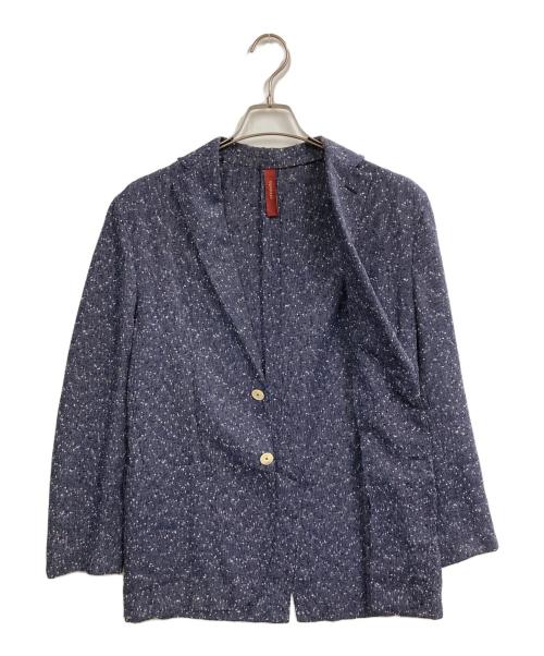 ernesto（エルネスト）ernesto (エルネスト) SUMMER TWEED 2B JACKET ネイビー サイズ:46の古着・服飾アイテム