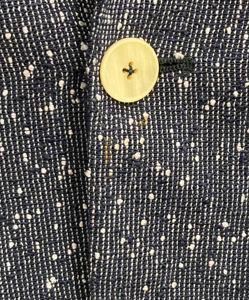 ernesto（エルネスト）ernesto (エルネスト) SUMMER TWEED 2B JACKET ネイビー サイズ:46の古着・服飾アイテム