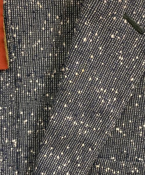 ernesto（エルネスト）ernesto (エルネスト) SUMMER TWEED 2B JACKET ネイビー サイズ:46の古着・服飾アイテム