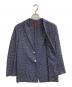 中古・古着 ernesto (エルネスト) SUMMER TWEED 2B JACKET ネイビー サイズ:46：8000円