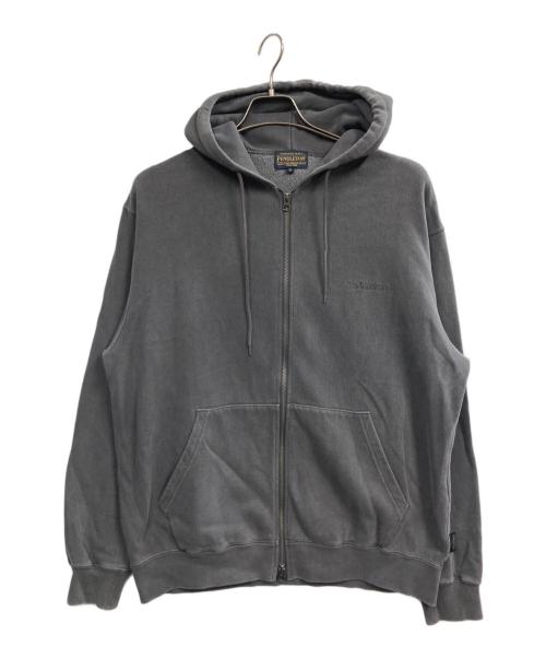 PENDLETON（ペンドルトン）PENDLETON (ペンドルトン) ジップフーディー グレー サイズ:Mの古着・服飾アイテム