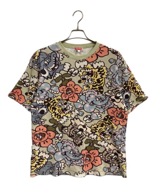 KENZO（ケンゾー）KENZO (ケンゾー) VERDY (ヴェルディ) VERDY COLLECTION OVERSIZE TSHIRT 黄緑 サイズ:Mの古着・服飾アイテム