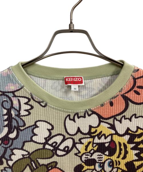 KENZO（ケンゾー）KENZO (ケンゾー) VERDY (ヴェルディ) VERDY COLLECTION OVERSIZE TSHIRT 黄緑 サイズ:Mの古着・服飾アイテム