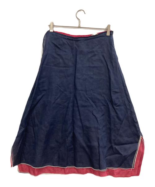 TENNE HANDCRAFTED MODERN（テン ハンドクラフテッド モダン）TENNE HANDCRAFTED MODERN (テン ハンドクラフテッド モダン) 4枚スカートロング ネイビー サイズ:記載なし（実寸サイズを参照ください）の古着・服飾アイテム