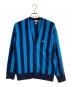 SUPREME（シュプリーム）の古着「ストライプカーディガン」｜ネイビー×ブルー