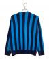 SUPREME (シュプリーム) LACOSTE LIVE (ラコステライブ) ストライプカーディガン ネイビー×ブルー サイズ:S：9000円