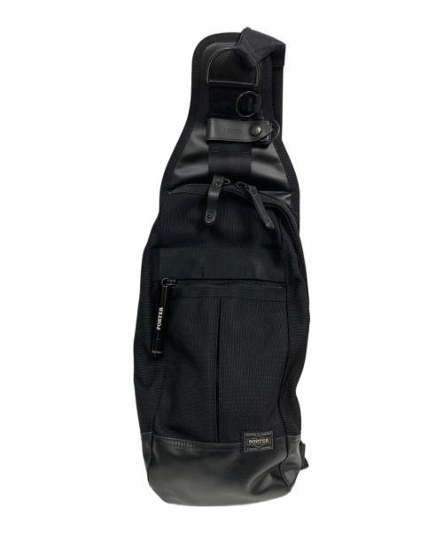 PORTER（ポーター）PORTER (ポーター) HEAT  SLING SHOULDER BAG ブラックの古着・服飾アイテム