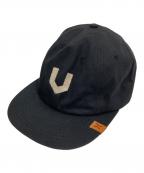 VISVIMビズビム）の古着「コットンリネン HONUS CAP」｜ブラック
