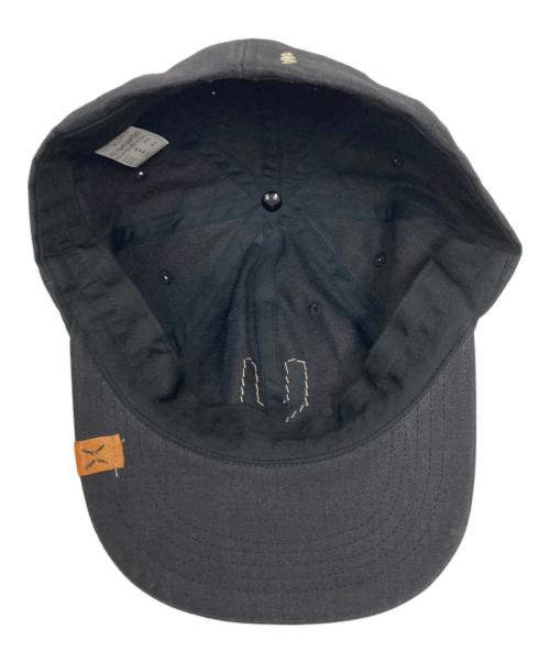 VISVIM（ビズビム）VISVIM (ビズビム) コットンリネン HONUS CAP ブラックの古着・服飾アイテム