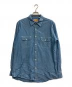 camcoカムコ）の古着「シャンブレーシャツ」｜ブルー