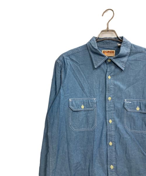 camco（カムコ）CAMCO (カムコ) シャンブレーシャツ ブルー サイズ:XLの古着・服飾アイテム