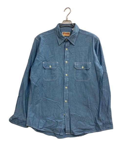 camco（カムコ）CAMCO (カムコ) シャンブレーシャツ ブルー サイズ:XLの古着・服飾アイテム