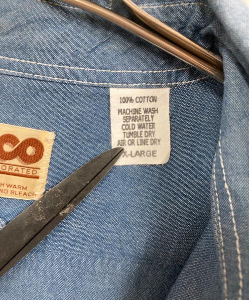 camco（カムコ）CAMCO (カムコ) シャンブレーシャツ ブルー サイズ:XLの古着・服飾アイテム