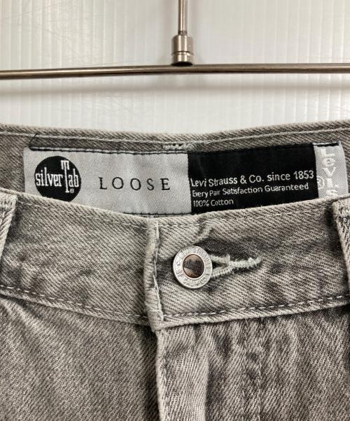 Levi's SILVER TAB（リーバイス シルバータブ）LEVI'S silver tab (リーバイス シルバータブ) LOOSE デニムパンツ グレー サイズ:W33L32の古着・服飾アイテム