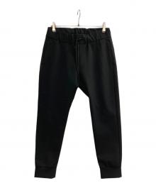 ATTACHMENT（アタッチメント）の古着「ダブルクロス ジョガーパンツ」｜ブラック