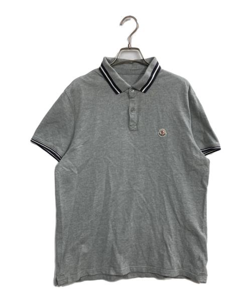 MONCLER（モンクレール）MONCLER (モンクレール) ポロシャツ グレー サイズ:--の古着・服飾アイテム