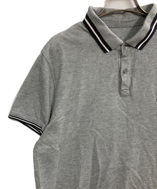 MONCLER（モンクレール）MONCLER (モンクレール) ポロシャツ グレー サイズ:--の古着・服飾アイテム