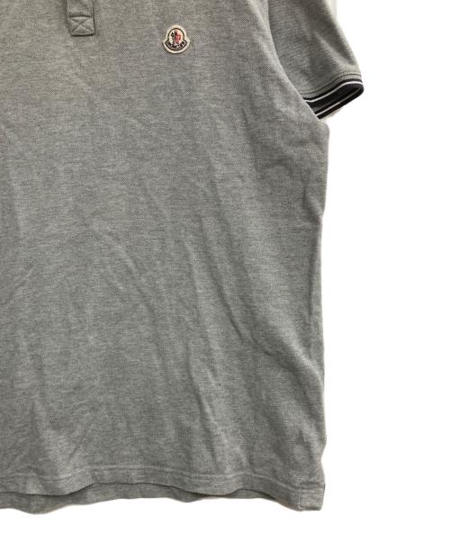 MONCLER（モンクレール）MONCLER (モンクレール) ポロシャツ グレー サイズ:--の古着・服飾アイテム