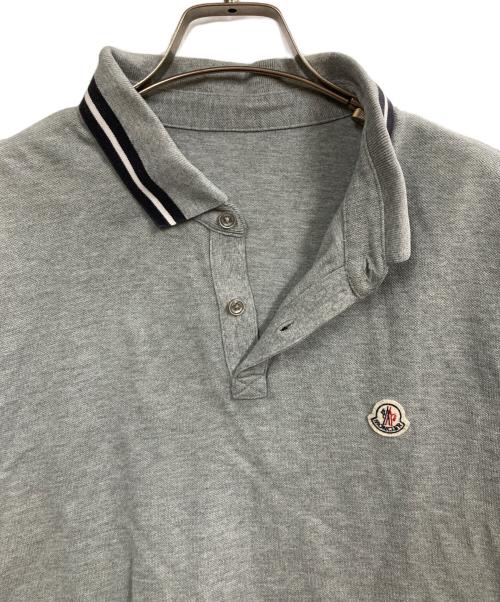 MONCLER（モンクレール）MONCLER (モンクレール) ポロシャツ グレー サイズ:--の古着・服飾アイテム