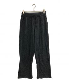 cash&barba（キャッシュ アンド バルバ）の古着「モンゴリアンカシミヤ ワイドパンツ」｜グレー