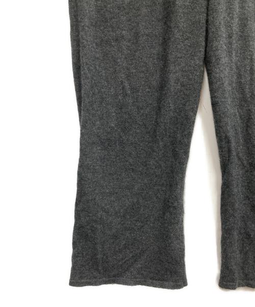 cash&barba（キャッシュ アンド バルバ）cash&barba (キャッシュ アンド バルバ) モンゴリアンカシミヤ ワイドパンツ グレー サイズ:1の古着・服飾アイテム