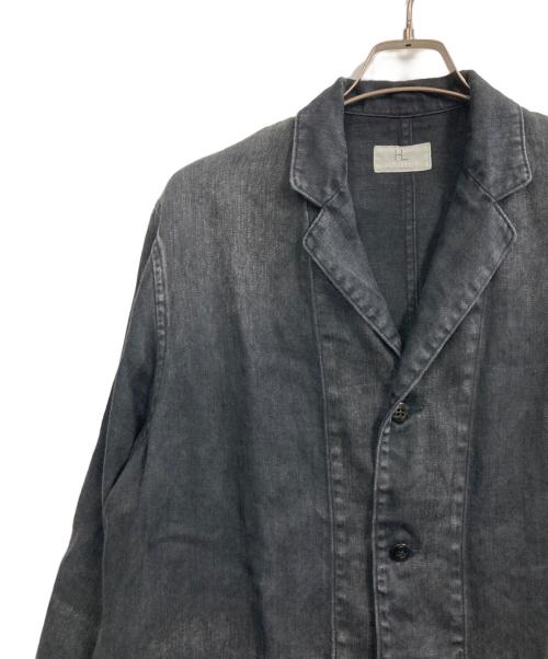 HERILL（ヘリル）HERILL (ヘリル) 26SS HBT Linen Workjacket ブラック サイズ:1の古着・服飾アイテム