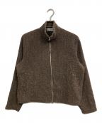 OUR LEGACYアワーレガシー）の古着「HRUNKEN FULLZIP POLO」｜ブラウン